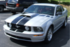 2005-09 Mustang Boss Style Hood Stripes and Fader Decals
